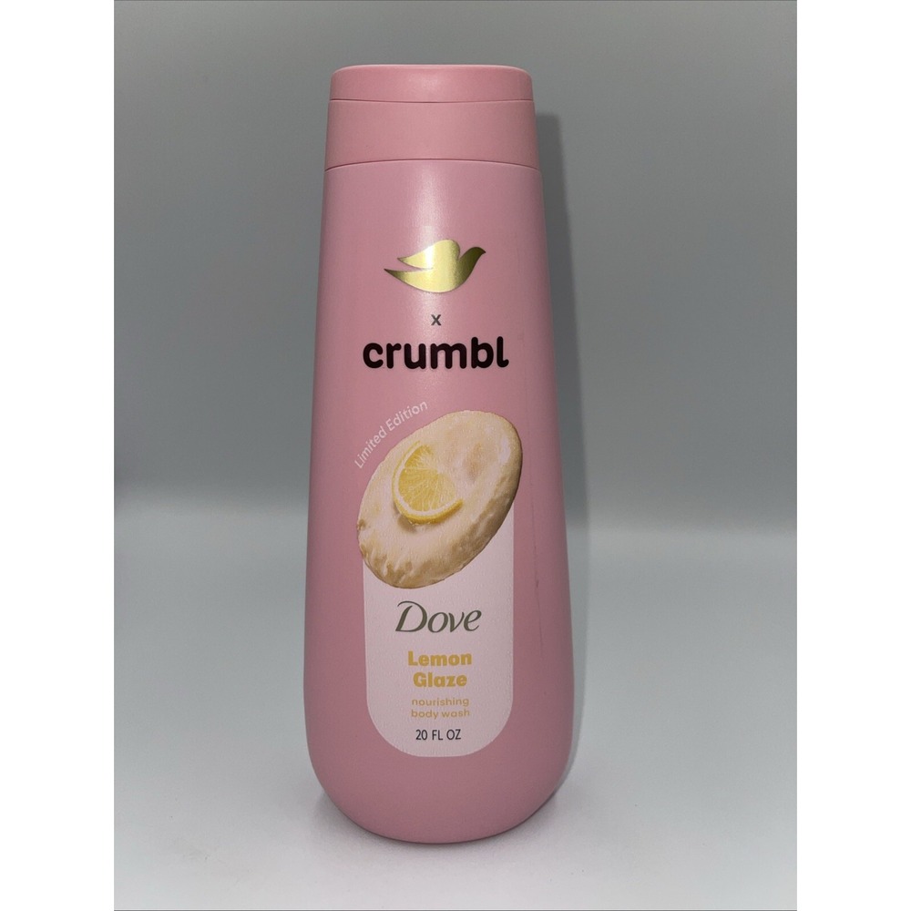 Dove X Crumbl - Lemon Glaze Nourishing Body Wash  20fl oz  Brand‎ New